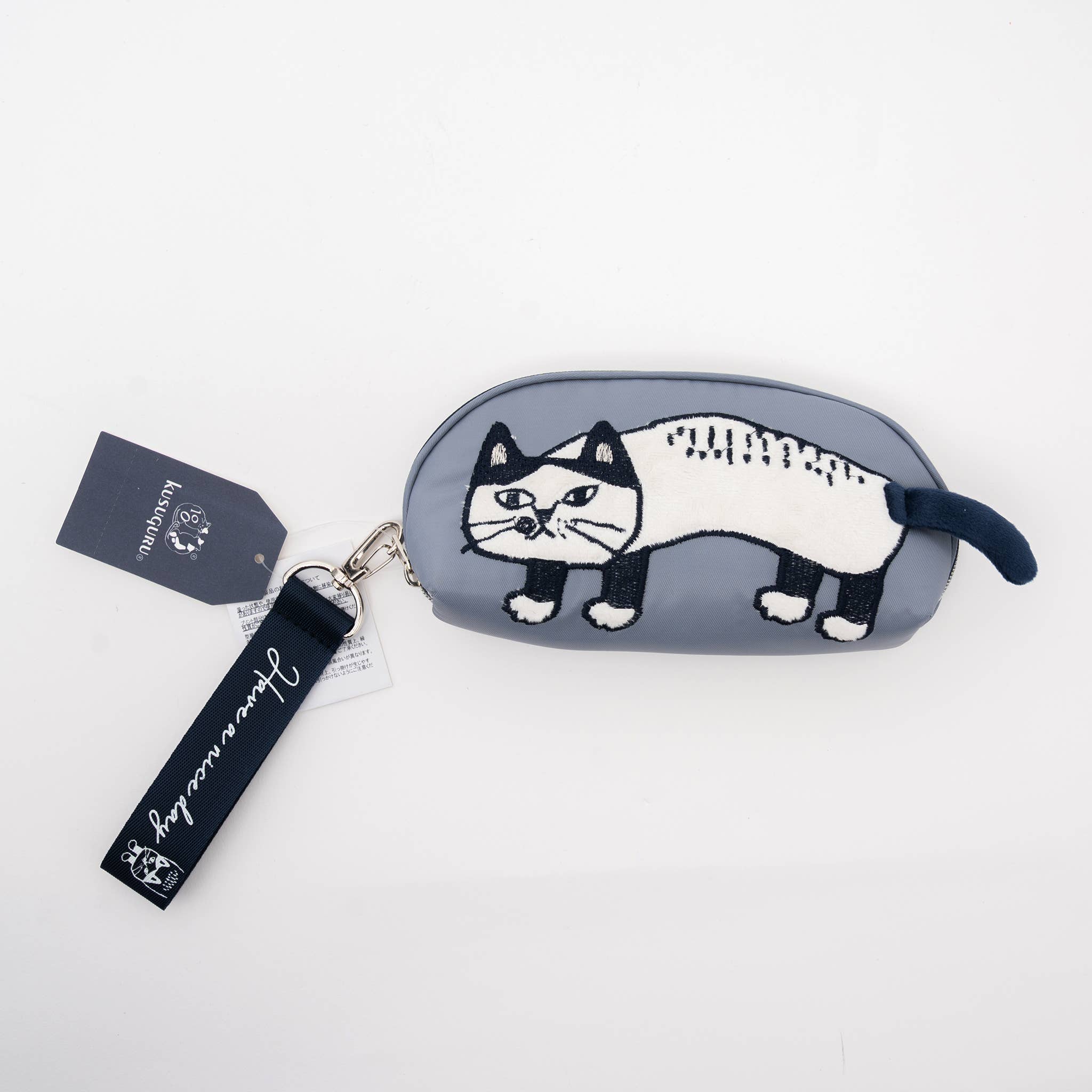 U PLUS INC - Vente Étui et rangement pour lunettes – femme - Étui à lunettes brodé chat Kusuguru Japon8