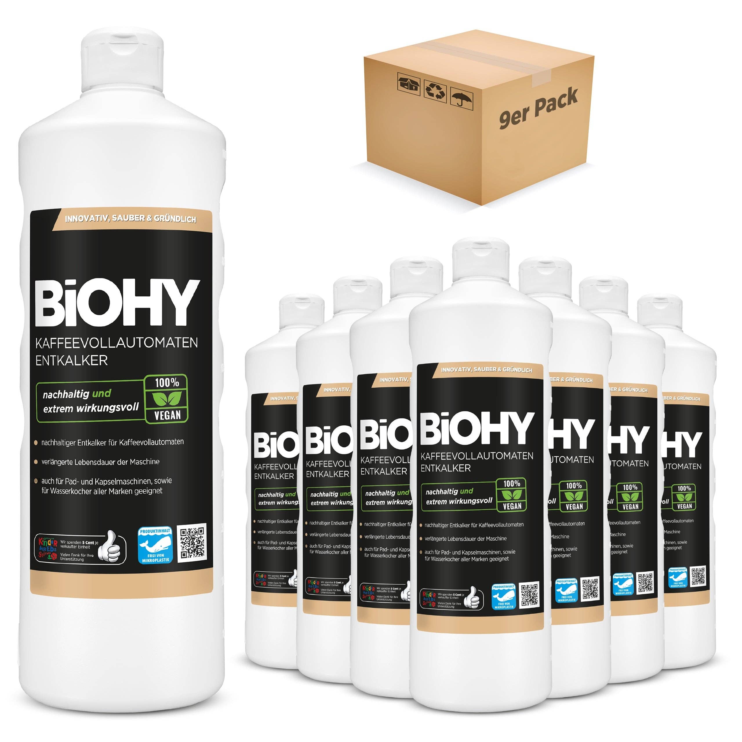BiOHY - Wholesale Multi-Surface Cleaner - BioHy fully automatic coffee machines descaler, lime remover, descaling agent, lime remover10