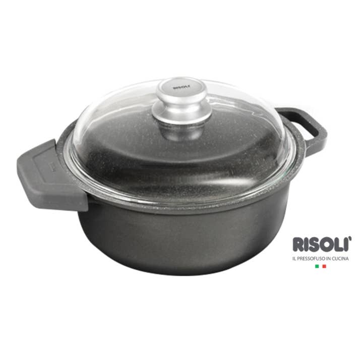 'GRANIT 24 PREMIUM-INDUKTION' GRYTA MED GLASKOPP för wholesale av Risoli
