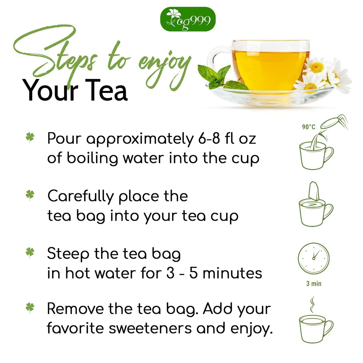 Naomi's Happy Place Shop - Wholesale Tea Bags - Premium 40 Thyme Leaf Tea Bags, 100% Natural & Pure, Loose Leaf Herbal Tea.8