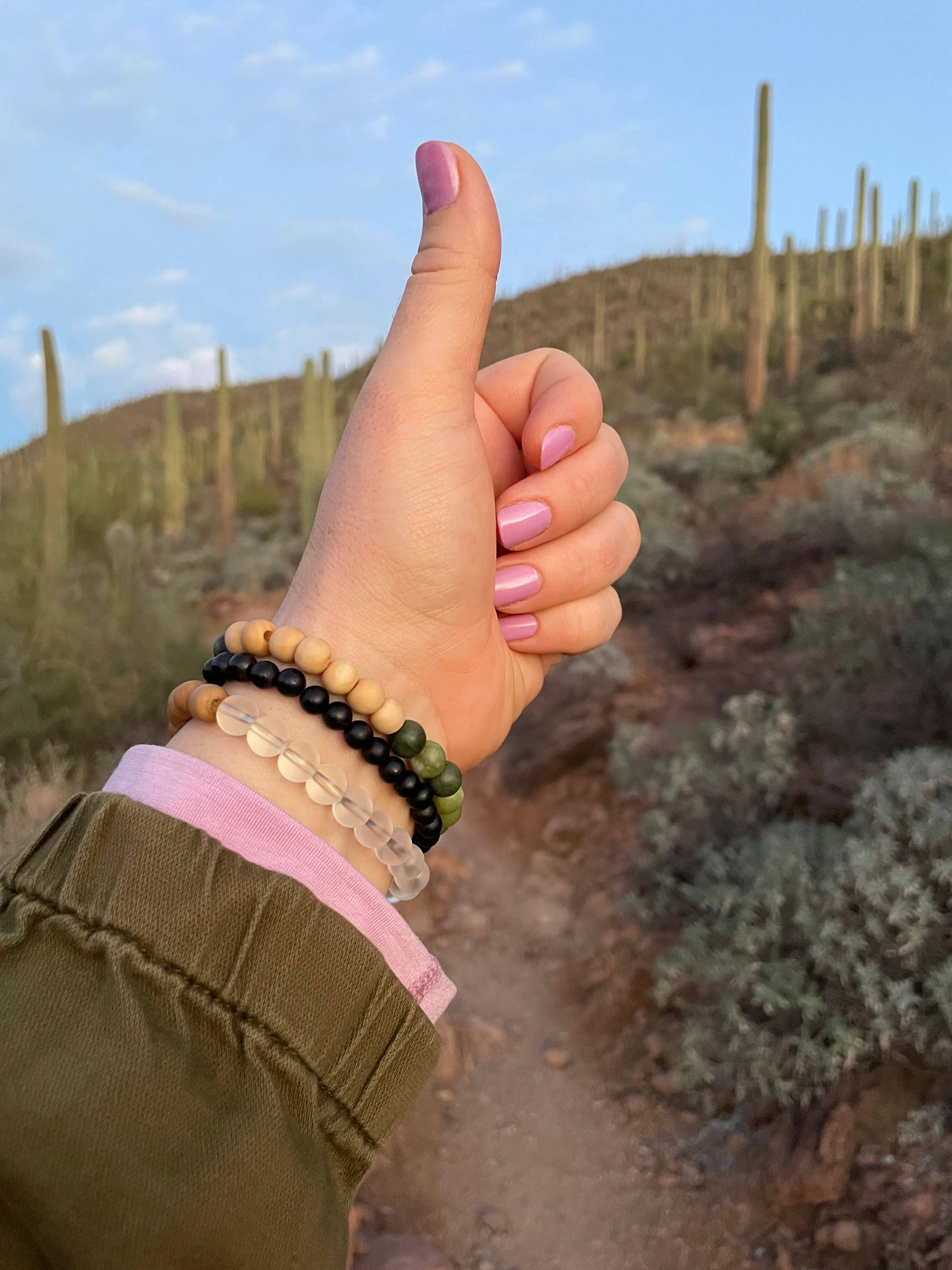 Batu Suci Handmade Jewelry – wholesale Beaded bracelet – Level Up Diffuser Bracelet  |  Clear Quartz Aromatherapy2