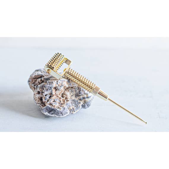 Charlotte Gold Face Roller for wholesale by Cardoon Skincare