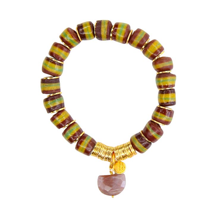 Catherine Page Jewelry - Wholesale Beaded Bracelet - Shiloh Bracelet in Rust