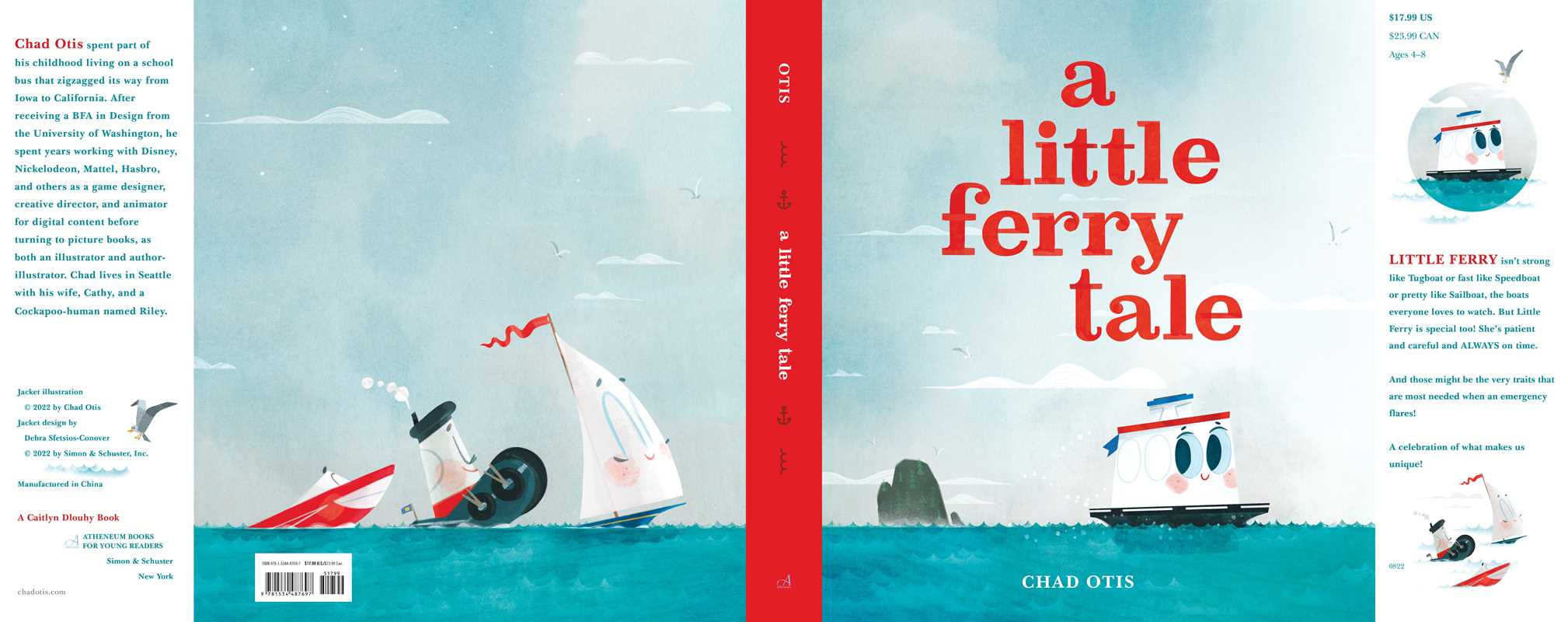 Simon & Schuster - Wholesale Preschool Book (3-5) - Little Ferry Tale by Chad Otis1