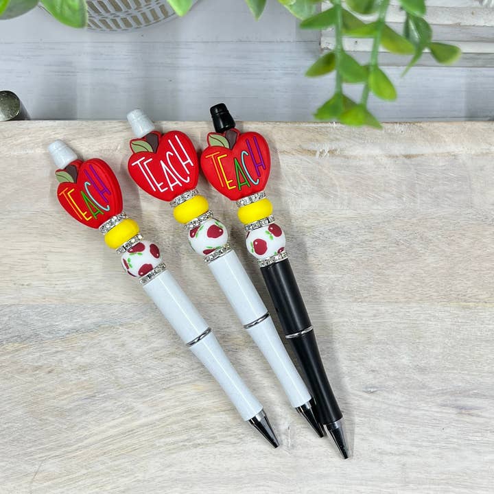 Spark Sunshine Designs - Wholesale Pen - Teacher Inspired Apple Pen Collection