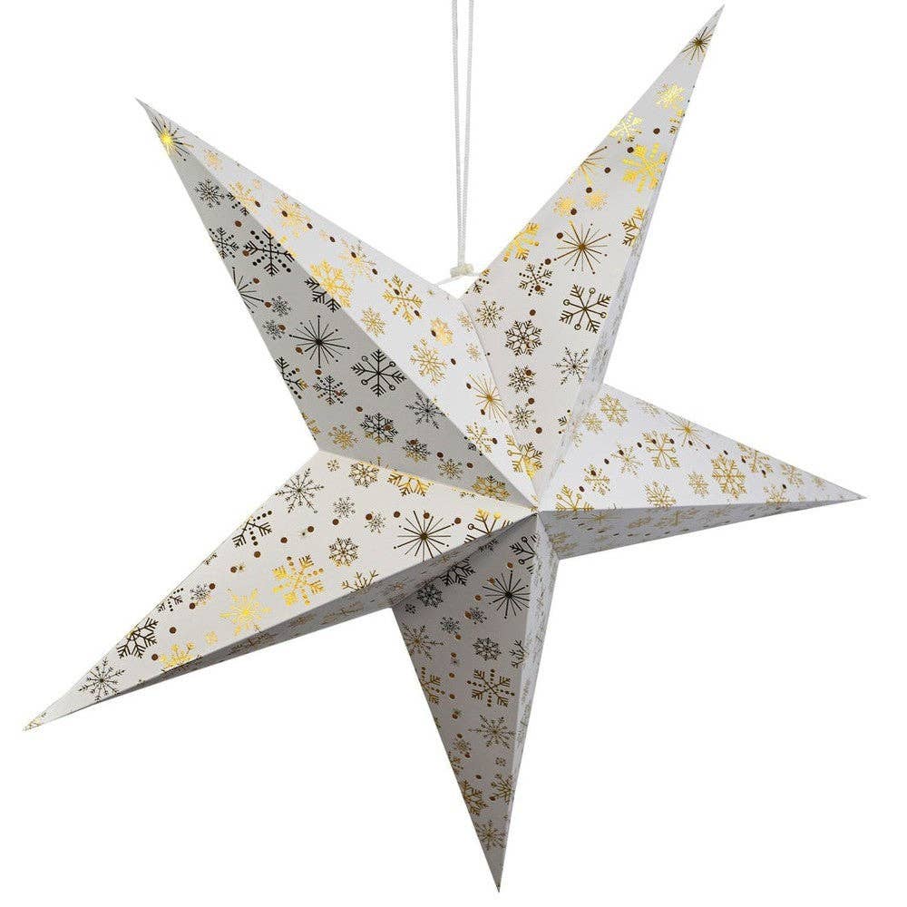 Black Qubd - Wholesale Christmas Decoration - Large LED Festive Hanging Stars8