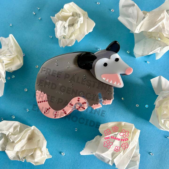 The Peach Fuzz - Wholesale Hair accessories set – Women’s - Possum Hair Claw11