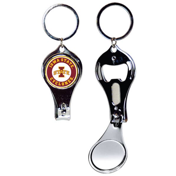 Iowa State Cyclones Keychain Nailclipper Bullseye for wholesale by Jenkins Enterprises