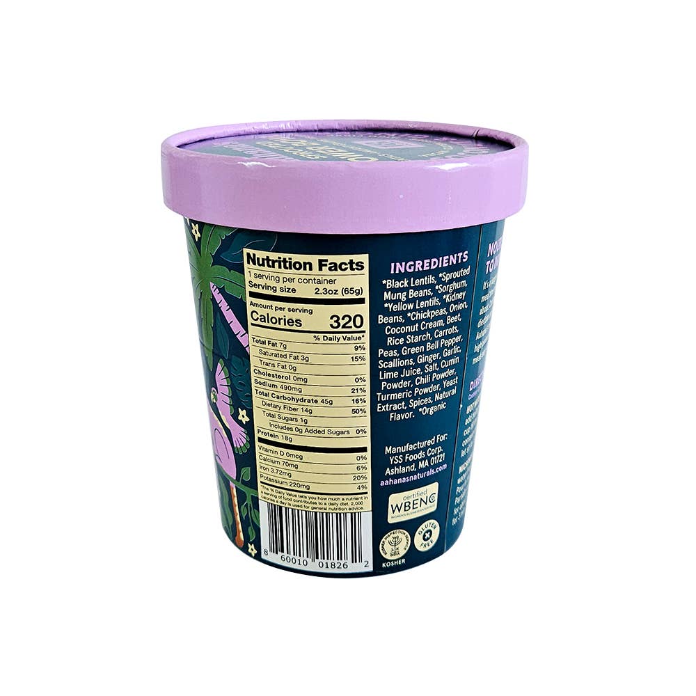 Aahana's Naturals - Wholesale Shelf Stable Prepared Meal - Coconut & Ginger - Sprouted Power Bowl - Vegan, Gluten-Free4