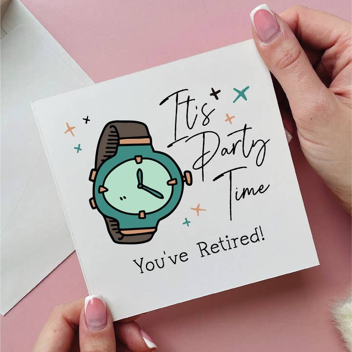 Het is Feesttijd Fijne Pensioenkaart voor wholesale door Alphabet Studios