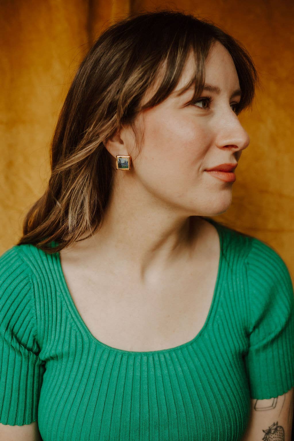 Crown & Heart – wholesale Stud/post earrings – Mini masterpiece studs19