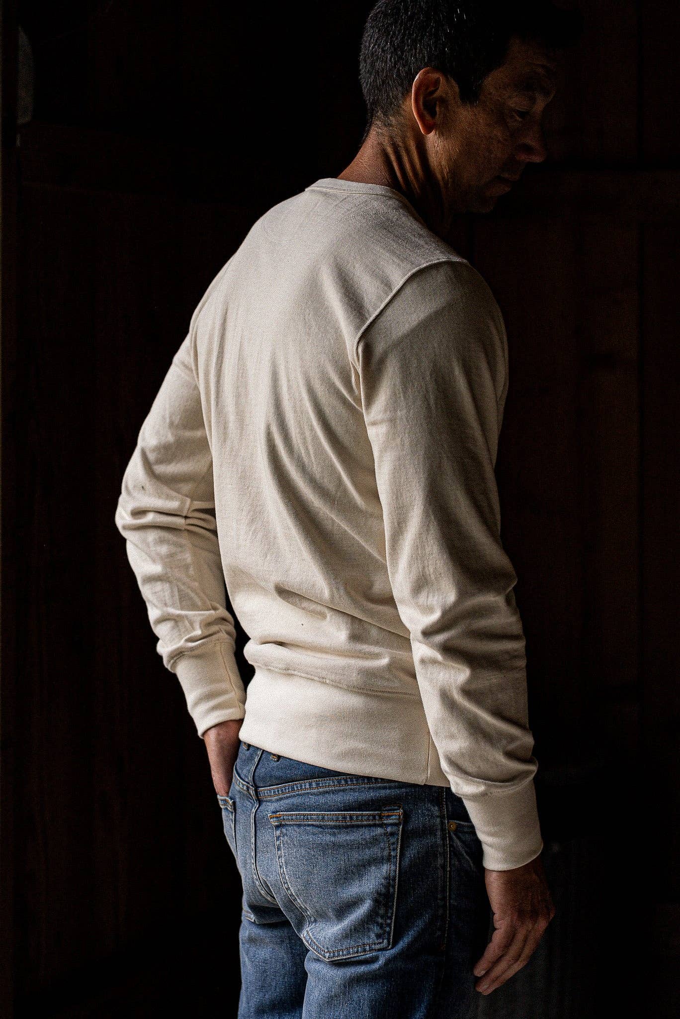Natural Stinson Pullover | 12oz Rugby Jersey 100% cotton for wholesale on Faire8