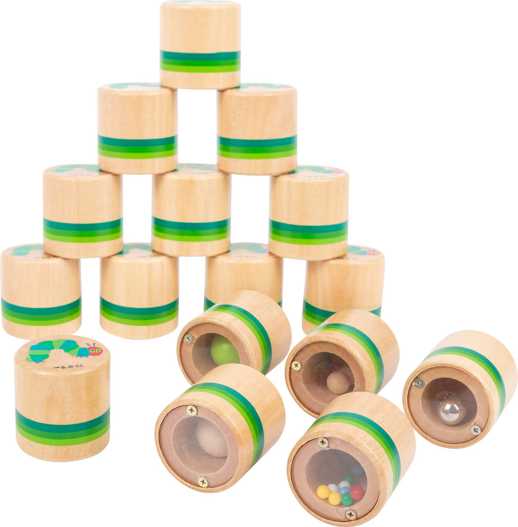 small foot - Wholesale Wood Toy - Kids - The Very Hungry Caterpillar Listening Memory Game2