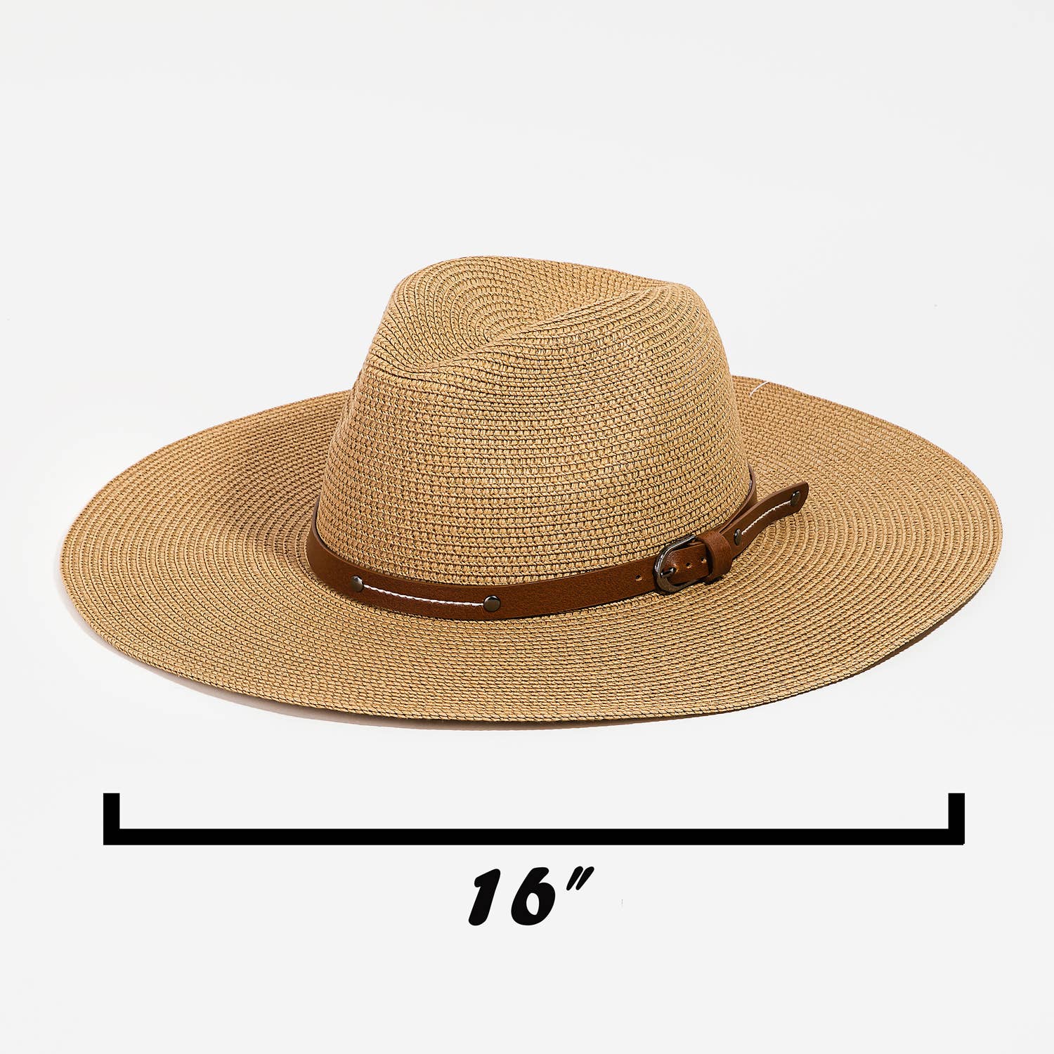 Collections by Fame Accessories - Wholesale Straw Hat - Women's - Woven Buckle Band Fedora Hat7