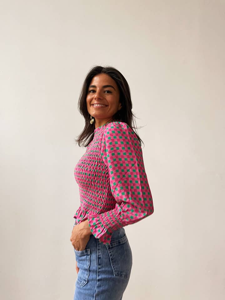 MindTraveler - Wholesale Blouse - Women's - Chia Fuchsia Blouse