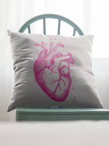 Funda Cojín CORAZON 40x40 Fucsia para venta al por mayor de Wo! Design Studio & Store