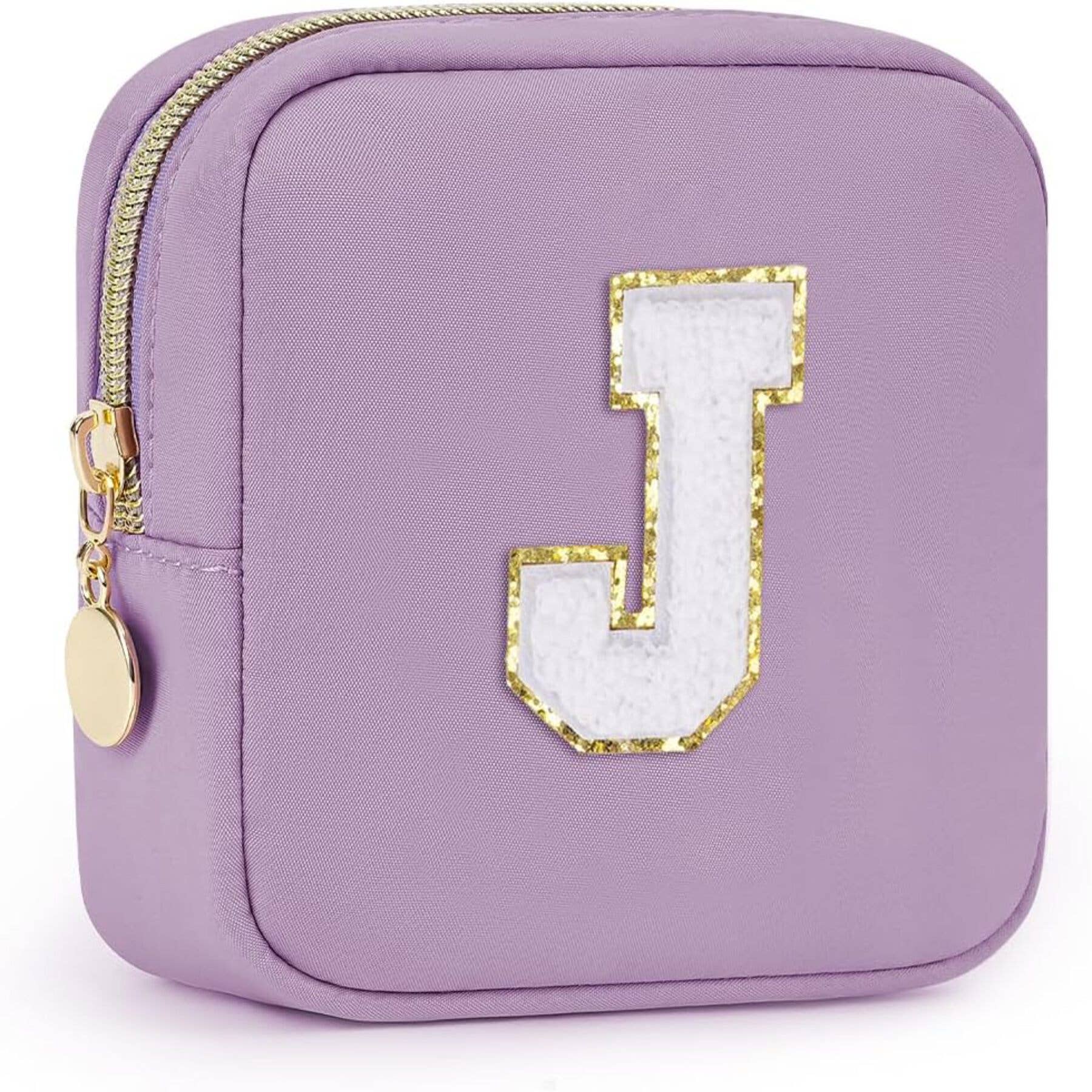 wandf – Großhandel Schmink-/Kosmetiktasche – Personalisierte Monogramm-Tasche Mini Initialen Schminktasche124