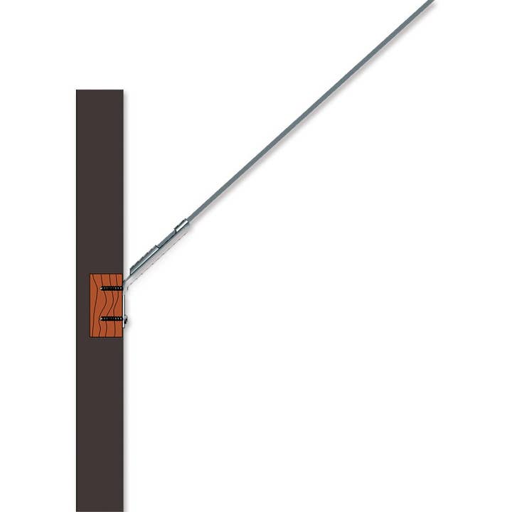 48 in. Pole and Wall Bracket for wholesale by Premier Kites & Designs
