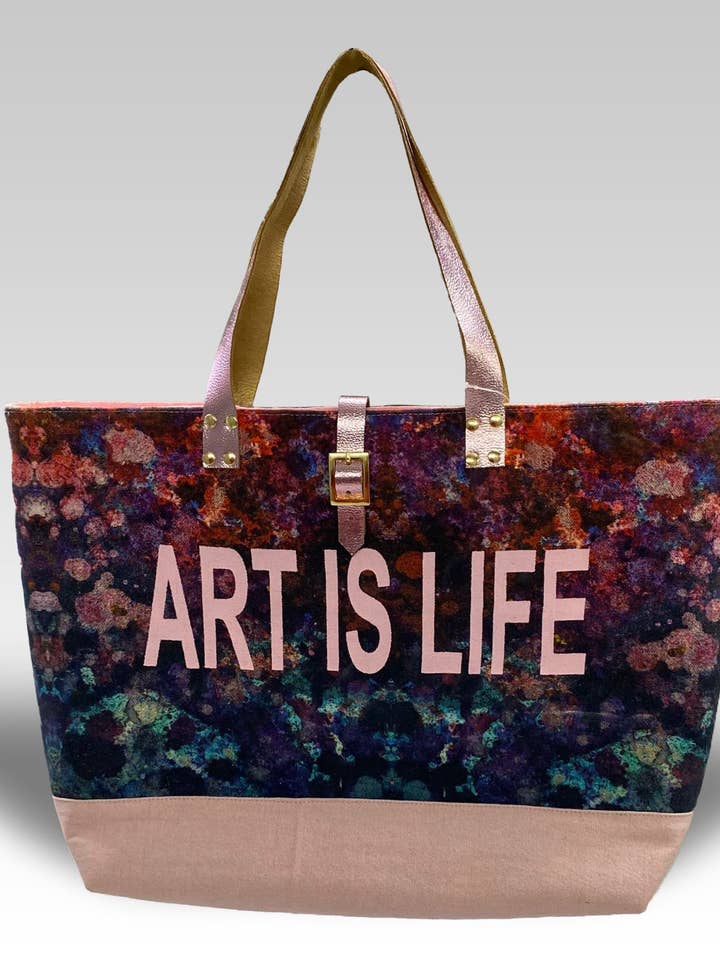 Bolsa de fivela Art is Life por atacado de Mona Fares
