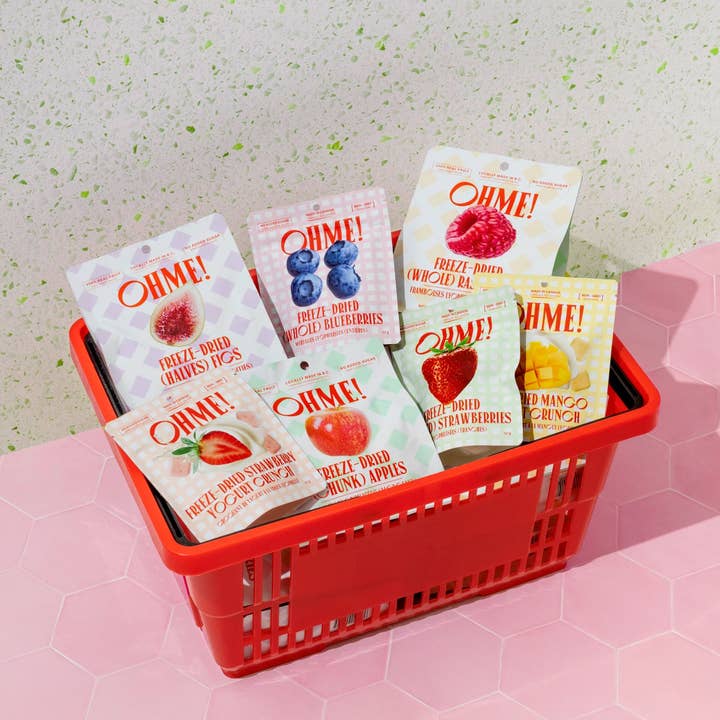 OHME! Foods - Wholesale Dried/dehydrated fruit - Freeze-Dried Strawberry Yogurt Crunch (Snack Size)1