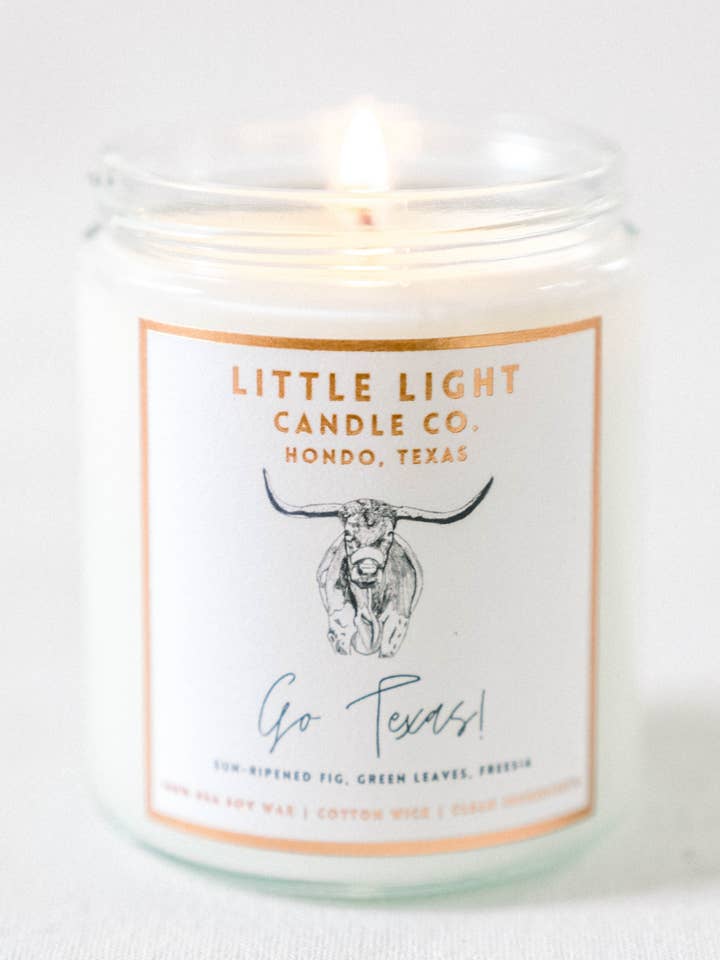 Jar dell'Università del Texas per la vendita all'ingrosso da parte di Little Light Candle Co.