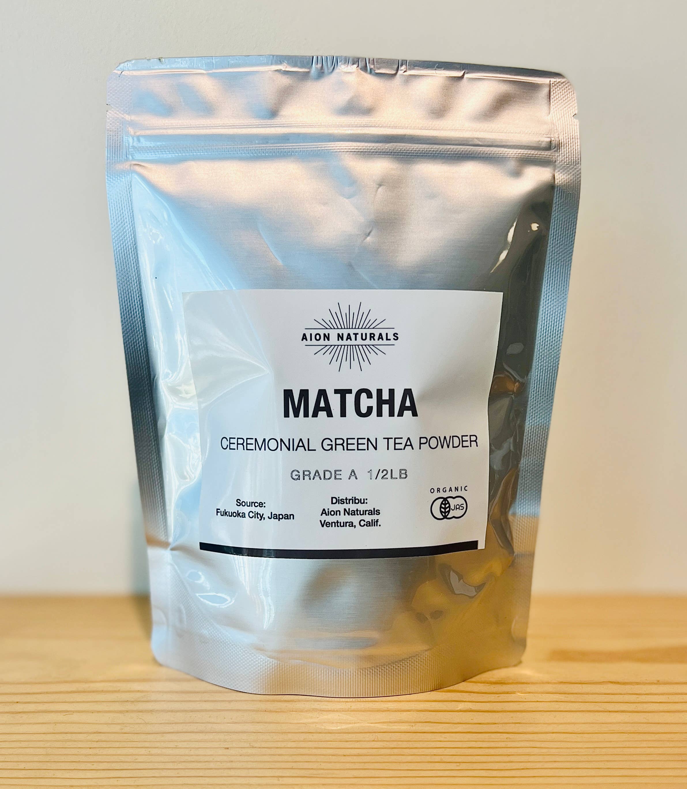 Aion Naturals - Wholesale Health/Detox Tea - Aion Naturals Grade A Organic Ceremonial Matcha BULK3