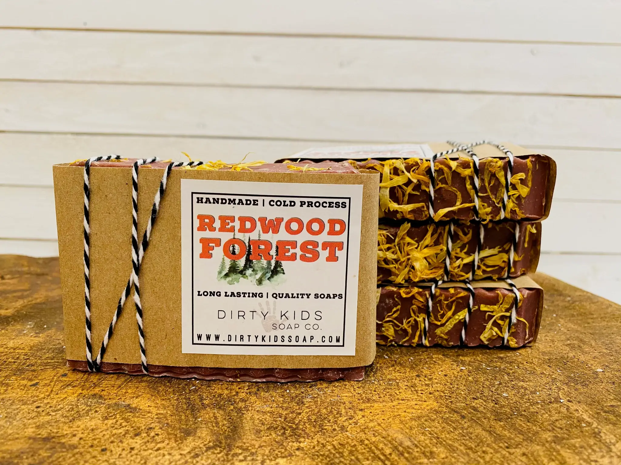 dkhandmade - Wholesale Bar Soap - REDWOOD FOREST BAR Soap / COLD PROCESS / MOISTURIZING2