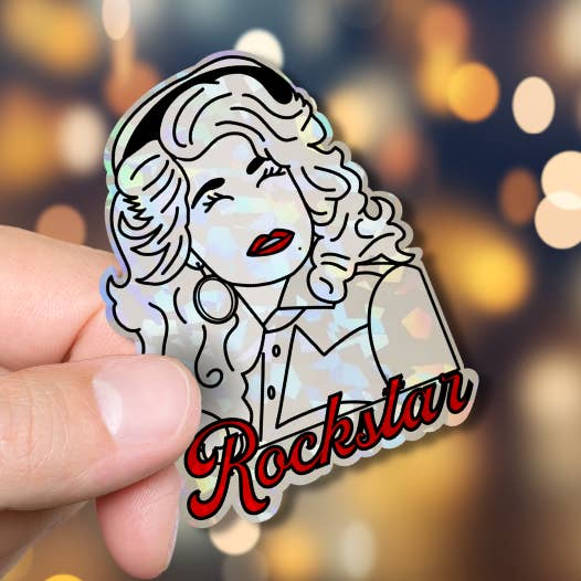 Dolly Rockstar klistermærke for engroshandel hos The Studio by Sarah