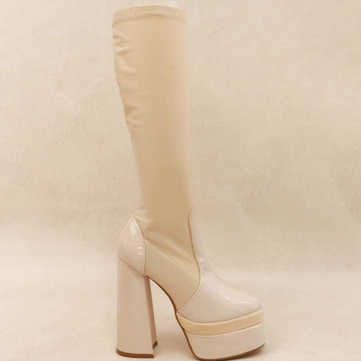 DEDE - Platåstövlar med kraftig klack för wholesale av Lemonade Shoes