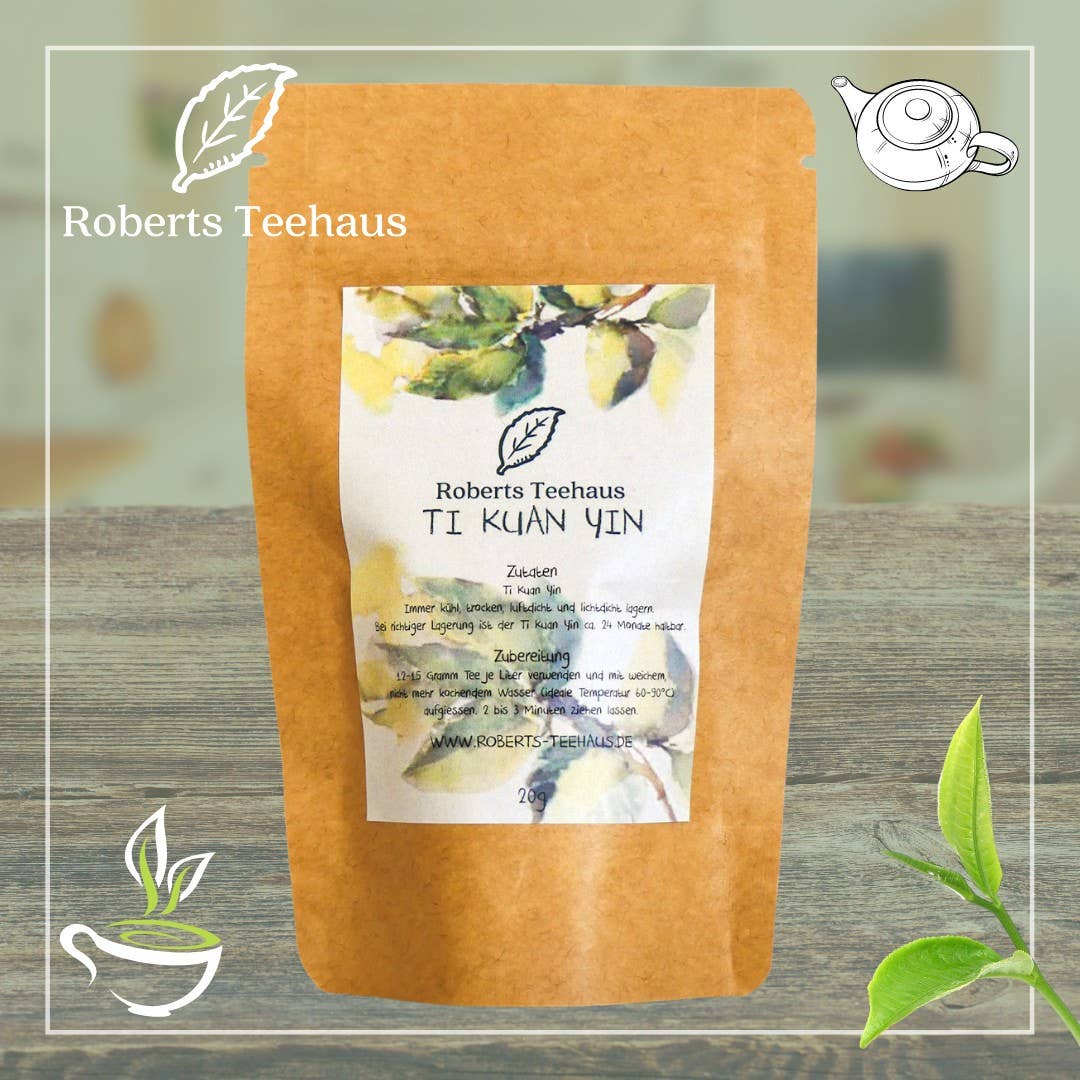 Roberts Teehaus - Wholesale Loose Tea - Ti Kuan Yin Oolong 20 grams0