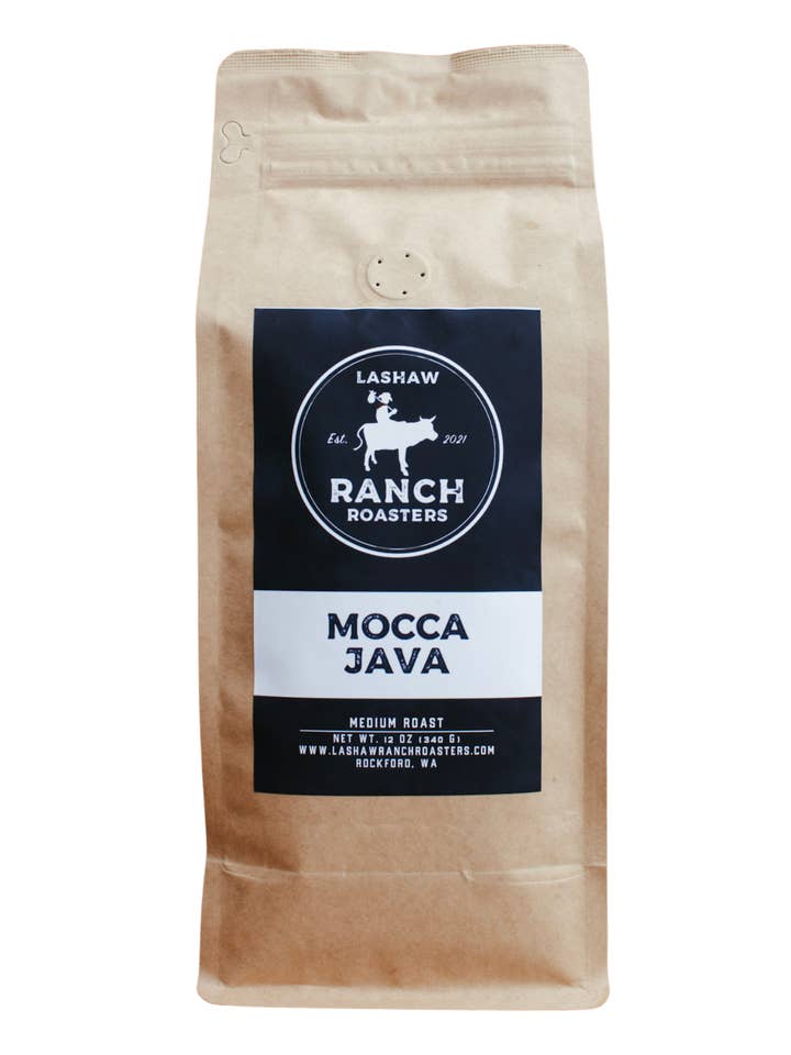 Mocca Java-kaffe för wholesale av LaShaw Ranch Roasters