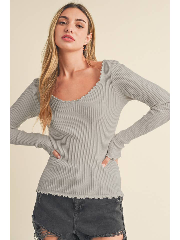AEMI + CO - Wholesale Knit Sweater - Women's - 3105DN Adalie Knit Sweater1