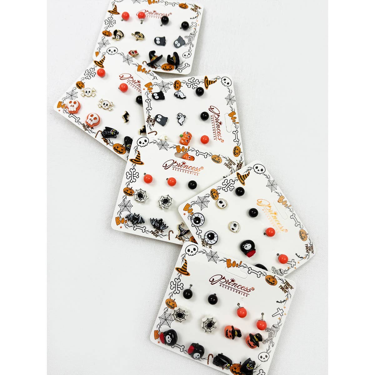 MIX COLOR Cute Halloween Theme Earring Set for wholesale on Faire3