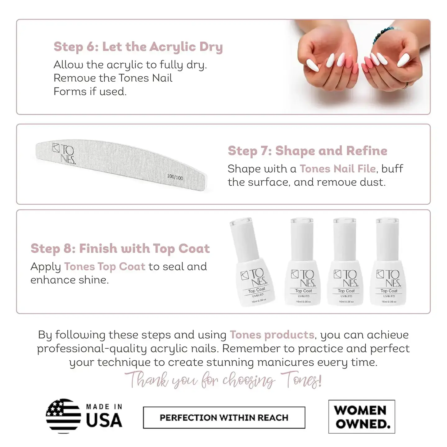 Tones Acrylics | Gels | Nail Art | Nail Tools & Accessories - Wholesale Nailcare Set - Sunflower | Coverland | Acrylic Powder | Acrylics6