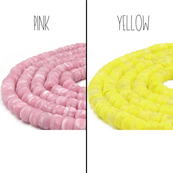 Only Beads - Wholesale Beads - Recycled Glass Heishi Beads - 2mm Hole Size