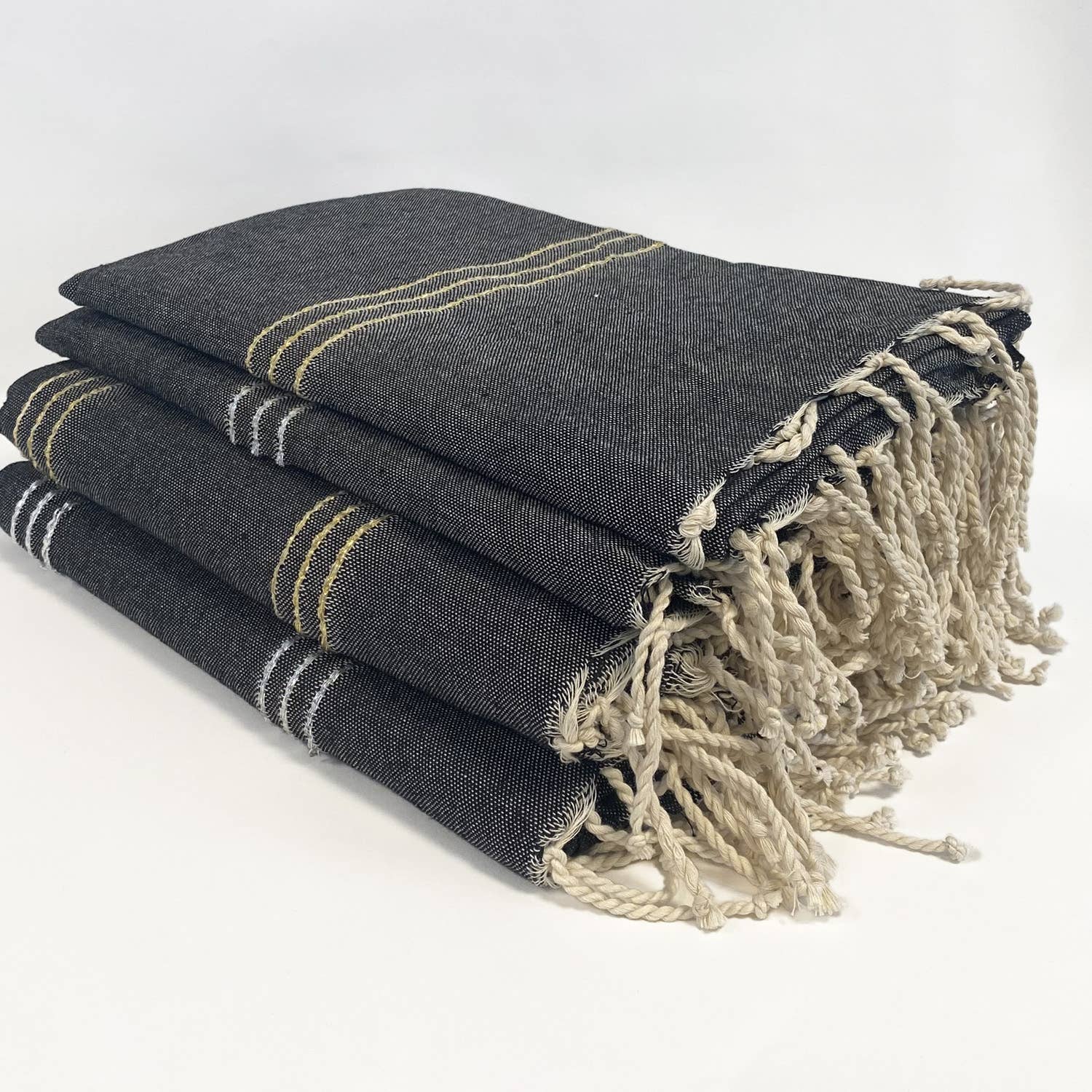 Le comptoir de la plage - Vente Serviettes de bain - Fouta traditionnelle OSIRIS 100% coton4