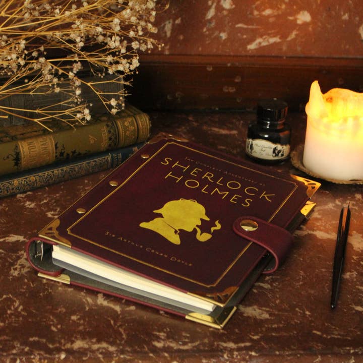 Sherlock Holmes Refillable Ring Binder Notebook for wholesale by Well Read Company