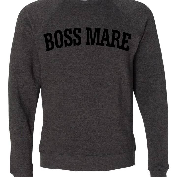 Equine & Design, LLC - Wholesale Graphic Sweatshirt - Women's - Boss Mare Sweatshirt