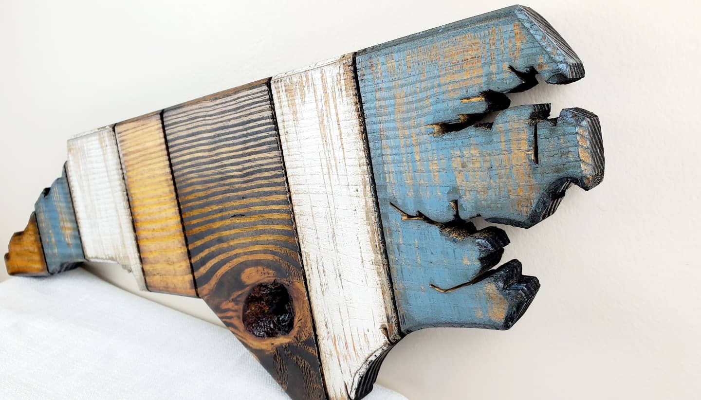 Cul de Sac Critters - Wholesale Wall Accent - 2ft North Carolina State Solid wood - Handcrafted & Handcut4