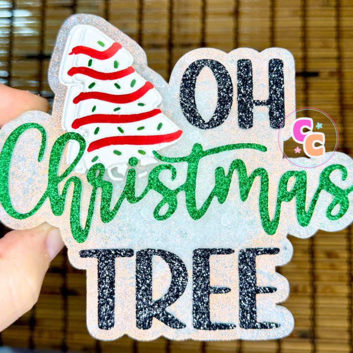 Oh Christmas Tree Freshie | Car Air Freshener | Christmas for wholesale by Crafting Cleveland