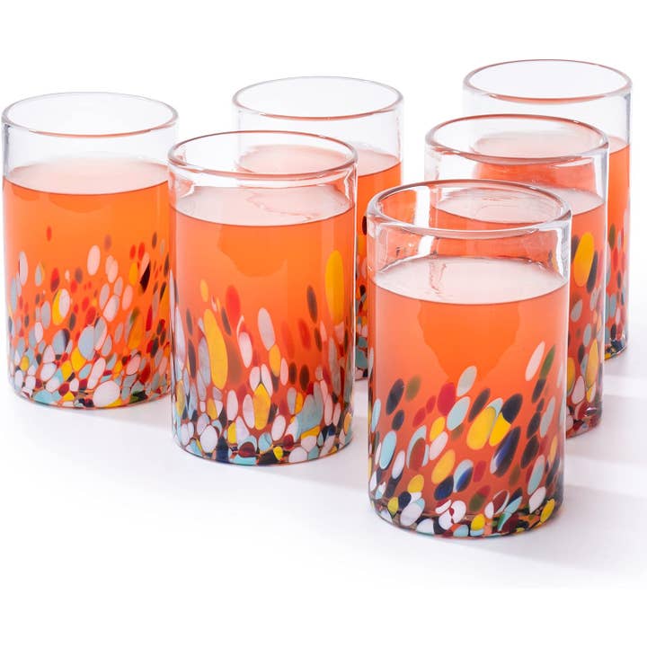The Wine Savant / Khen Glassware - Wholesale Drinking Glass/Cup - Hand Blown Mexican Drinking Glasses – Set of 6