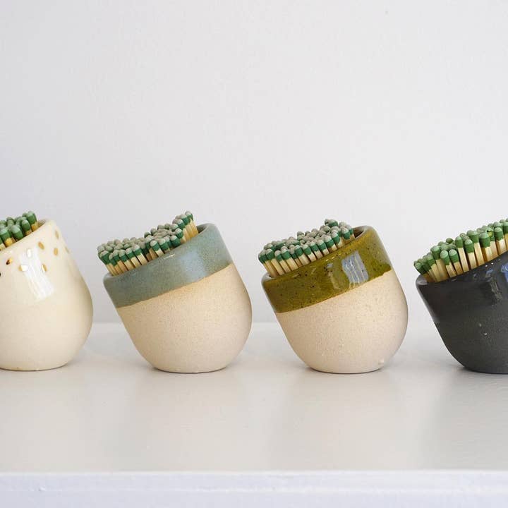Baer Ceramics - Wholesale Match Holder - Sample Set! Match Holders10