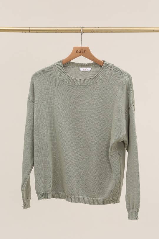 NAÏS PARIS - Vendita all'ingrosso Maglione tricot - Donna - Maglione girocollo a maniche corte in 100% cotone5