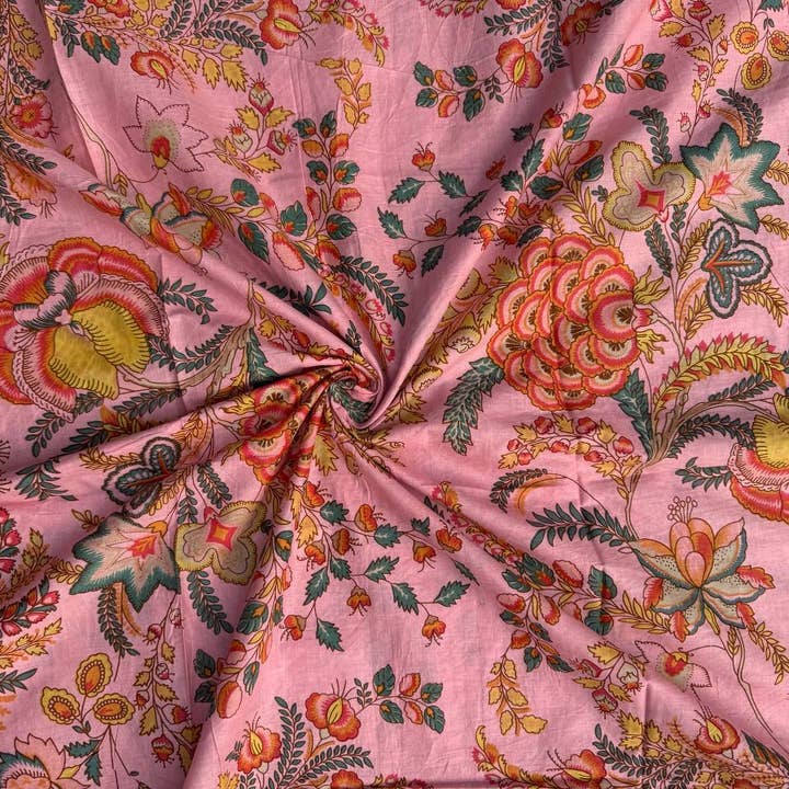 Pink Cotton Fabric Beautiful Block Print Fabric Dressmaking and other Purchase Wholesale ndebele print fabric. Free Returns & Net 60 Terms on Faire trending on Faire.