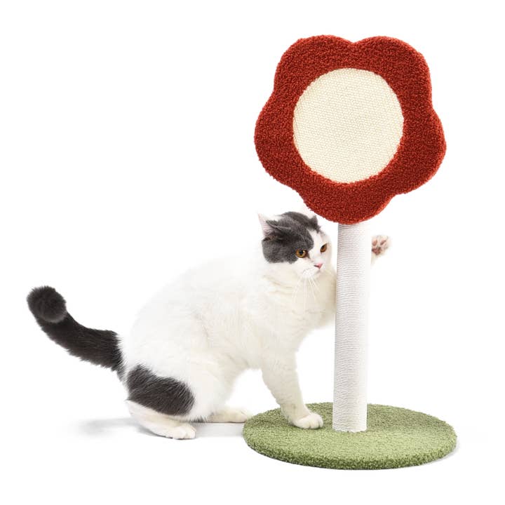 Rascador tronco flor 35 x 35 x 69,5cm para venta al por mayor de Bubimex