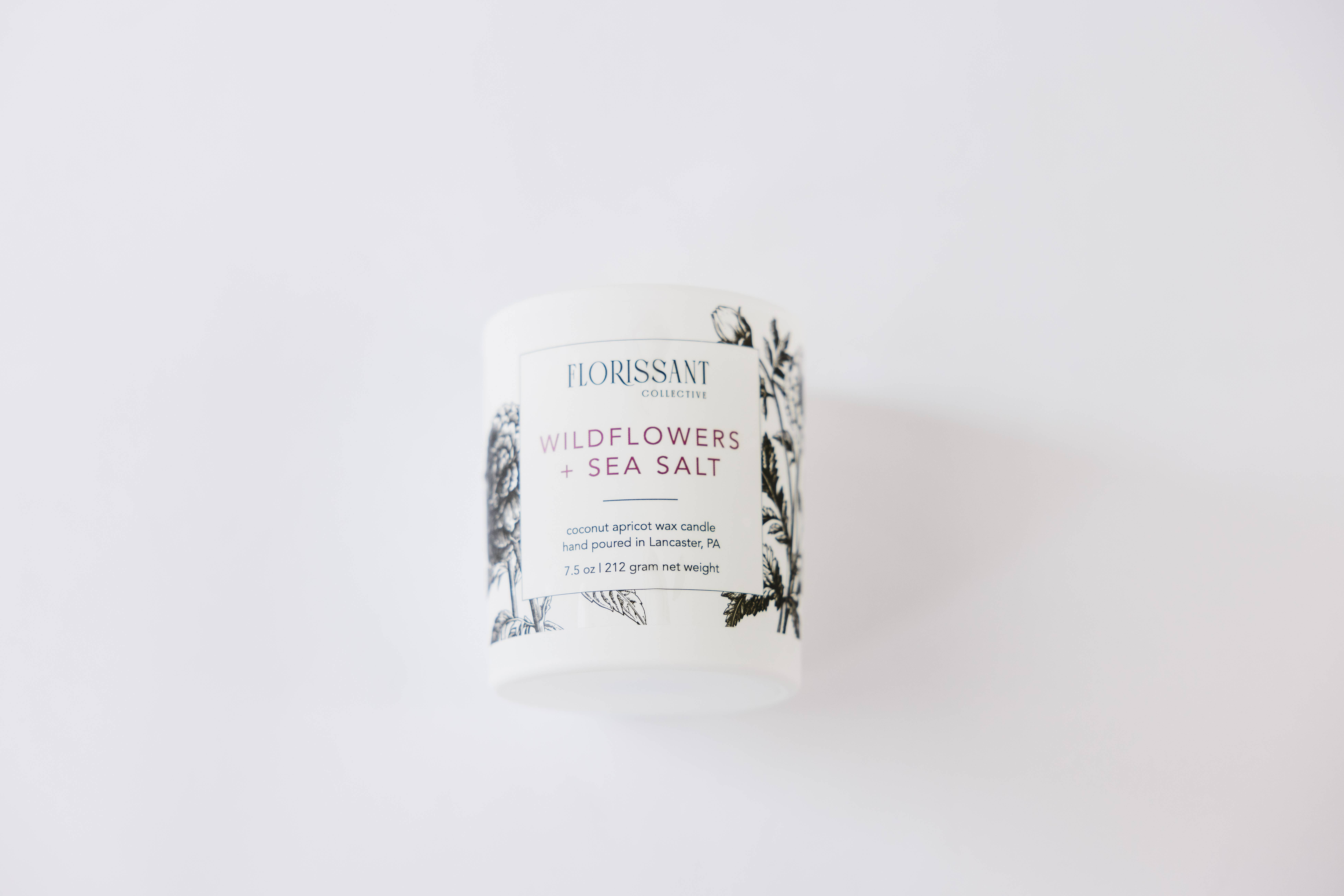 Florissant Collective - Wholesale Jar/Filled Candle - Wildflower + Sea Salt Candle Tumbler2