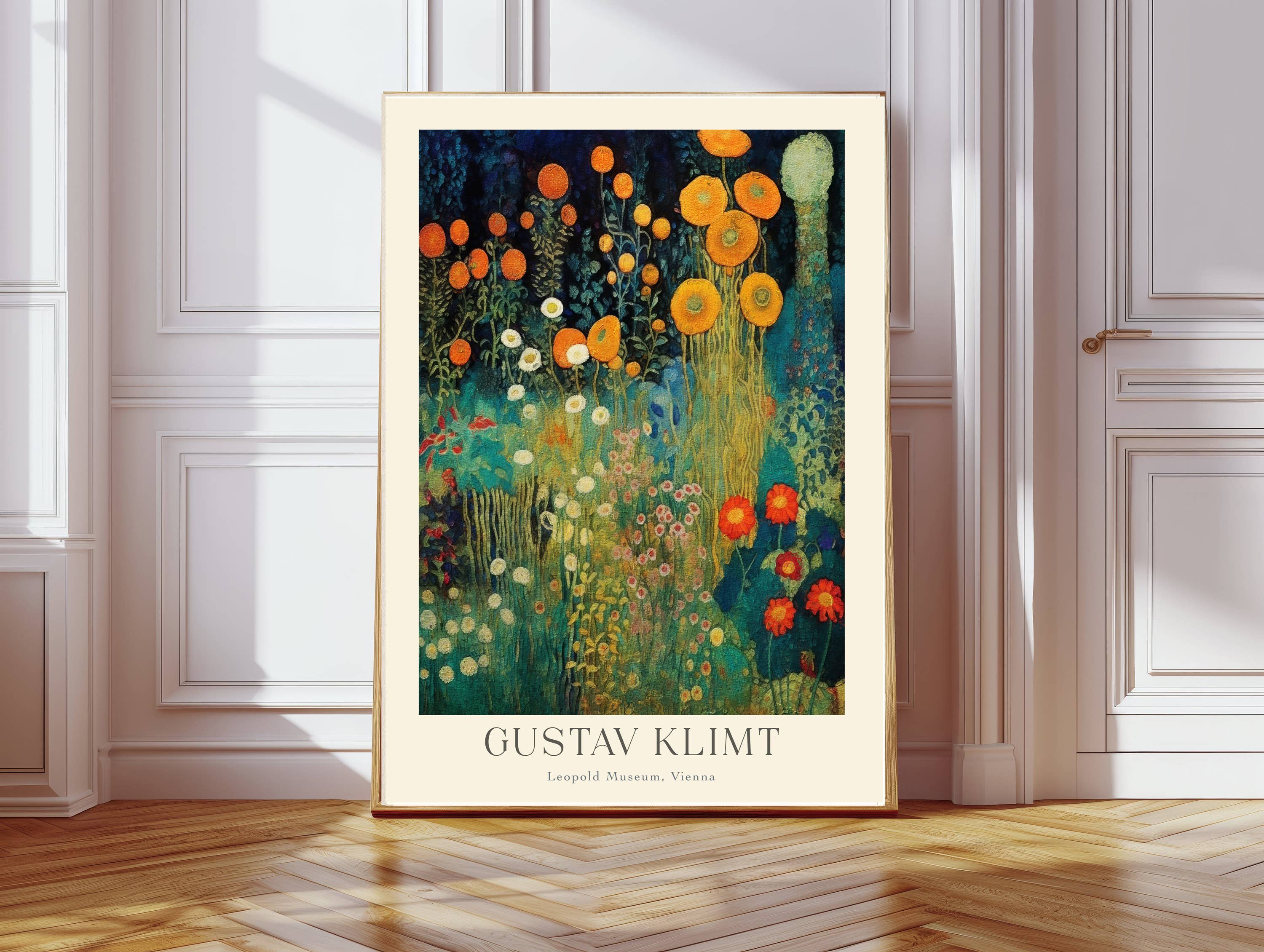 Kumo Art Prints - Wholesale Kunstprint - Gustav Klimt Bloemen Kunstprint