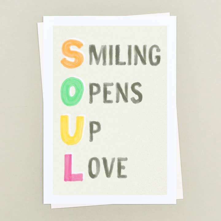 SOUL A4 Art Print for wholesale by Hands & Hearts