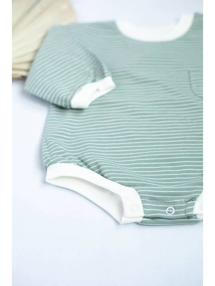 Little Organic Co - Wholesale Bodysuit (Non-Footed) - Baby - Oversized Bubble Romper4