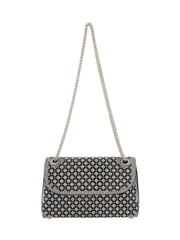 Sac à rabat en similicuir avec chaîne pour femmes EMBELL (87041600-EM01) pour la vente par DreiMaster